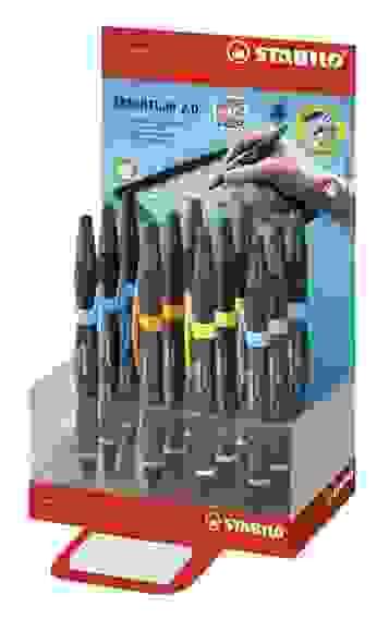 РУЧКА-СТИЛУС STABILO SMARTBALL 2.0 СИНЯЯ, ДИСПЛЕЙ 12ШТ