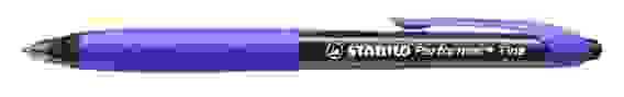 РУЧКА ШАРИКОВАЯ АВТОМАТ. STABILO PERFORMER + ТОЛЩИНА ЛИНИИ F, ЧЕРНИЛА ЧЕРНЫЕ, ЦВЕТ КОРП.ФИОЛЕТ