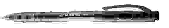 РУЧКА ШАРИКОВАЯ АВТОМАТИЧЕСКАЯ STABILO liner 308 F ЦВЕТ ЧЕРНИЛ: ЧЕРНЫЙ 0,38ММ