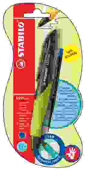 РУЧКА ШАРИКОВАЯ STABILO EASYball Д/ПРАВШЕЙ, ЦВЕТ КОРПУСА: ТЕМНО-ОЛИВКОВЫЙ/СВЕТЛО-ЗЕЛЕНЫЙ, ЦВЕТ ЧЕРНИ