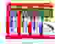 МИНИ-ДИСПЛЕЙ STABILO S'MOVE EASY : РУЧКИ S'MOVE EASY + 3 СТЕРЖНЯ, 7 для правшей+ 2 для левшей