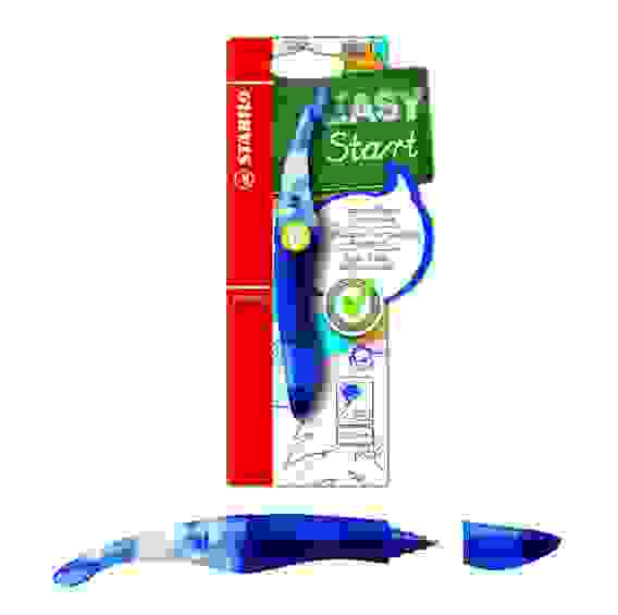 РОЛЛЕР STABILO EASYORIGINAL MARBLED ДЛЯ ЛЕВШЕЙ СИНИЙ, КОРПУС МРАМОРНЫЙ СИНИЙ