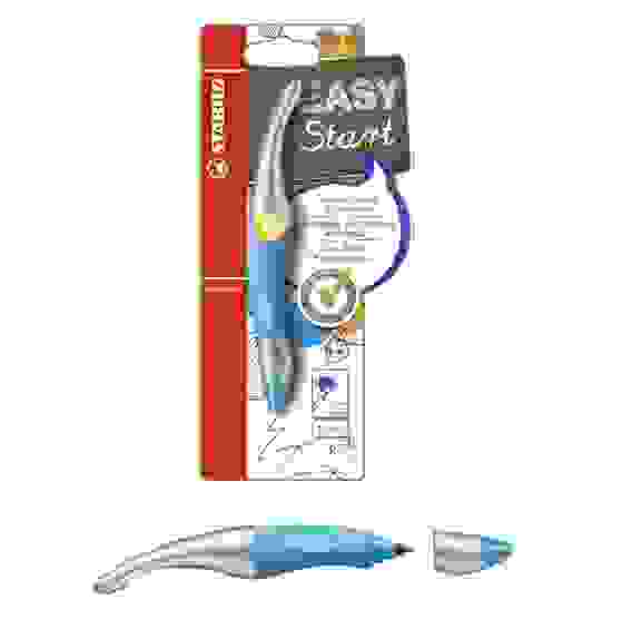 РОЛЛЕР STABILO EASYORIGINAL METALLIC ДЛЯ ЛЕВШЕЙ СИНИЙ, КОРПУС НЕОНОВЫЙ СИНИЙ