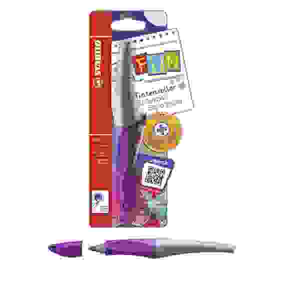 РОЛЛЕР STABILO FUN СИНИЙ, КОРПУС ЛАВАНДОВЫЙ