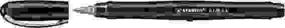 РУЧКА-РОЛЛЕР STABILO bl@ck , 0,5ММ, ЦВЕТ ЧЕРНИЛ: ЧЕРНЫЙ, ЧЕРНЫЙ КОРПУС