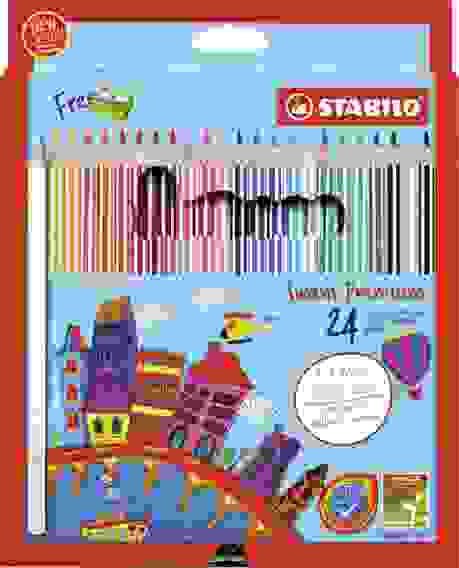 НАБОР ЦВЕТНЫХ КАРАНДАШЕЙ STABILO SWANS PREMIUM EDITIONAL В ВЫДВИГАЮЩЕМСЯ ФУТЛЯРЕ-ПОДСТАВКЕ, 24 ЦВЕТА