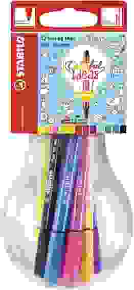 НАБОР ФЛОМАСТЕРОВ STABILO PEN 68 MINI 12ЦВ В ПЛАСТИКОВОЙ ЛАМПОЧКЕ