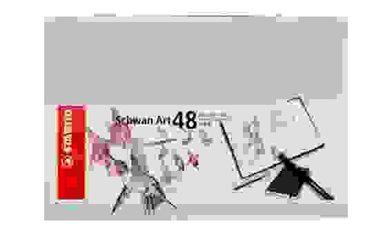 НАБОР ЦВЕТНЫХ КАРАНДАШЕЙ STABILO SCHWAN ART 48 ЦВ, МЕТАЛЛ