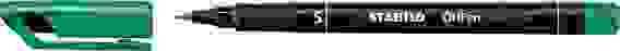 МАРКЕРНАЯ РУЧКА STABILO OHPen UNIVERSAL 0,4 ММ S ЗЕЛЕНАЯ, ПЕРМАНЕНТНЫЕ ЧЕРНИЛА