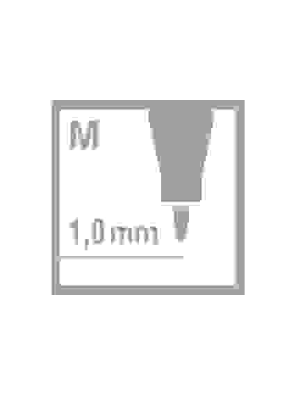 НАБОР МАРКЕРНЫХ РУЧЕК STABILO OHPen UNIVERSAL 1,0ММ, 4 ШТ/УП, ЦВЕТ ЧЕРНИЛ: СИНИЙ, ЧЕРНЫЙ, КРАСНЫЙ, З