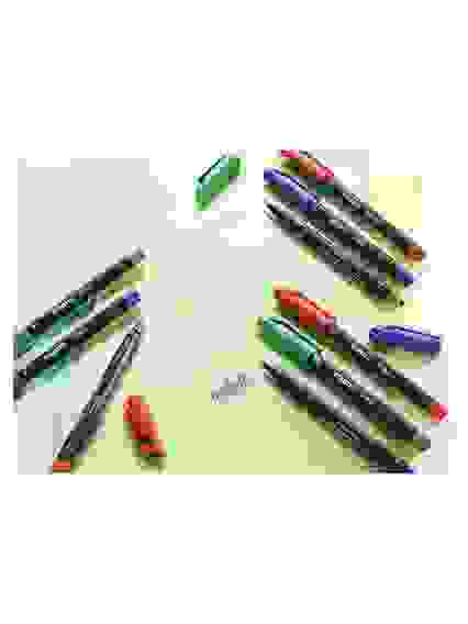 НАБОР МАРКЕРНЫХ РУЧЕК STABILO OHPen UNIVERSAL 1,0ММ, 4 ШТ/УП, ЦВЕТ ЧЕРНИЛ: СИНИЙ, ЧЕРНЫЙ, КРАСНЫЙ, З