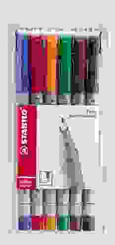 НАБОР МАРКЕРНЫХ РУЧЕК МАРКЕРНАЯ РУЧКА STABILO OHPen UNIVERSAL 0,4ММ, 6 ШТ/УП, ЦВЕТ ЧЕРНИЛ: ОРАНЖЕВЫЙ